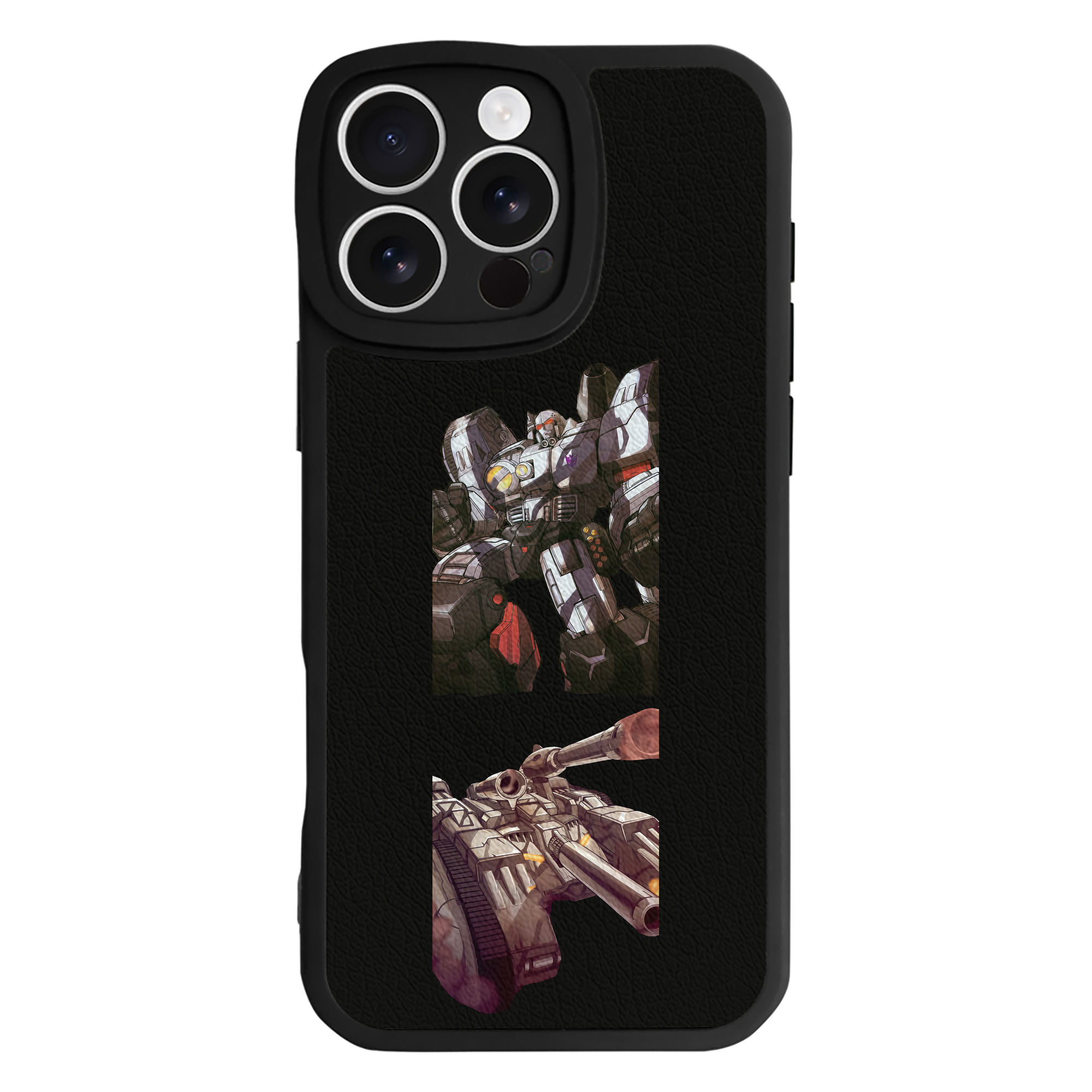 （画像用） Transformers トランスフォーマー 【iPhone 16シリーズ対応】シリコンスマホケース（レザー調） 材質：シリコン